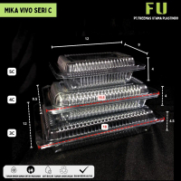 Mika VV 3C 4C 5C / Mika Makanan Jajanan Kue Roti / Mika Plastik Tebal @100 Pcs