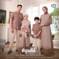 AYUDIA COPPER NIBRAS SARIMBIT COUPLE SET FAMILY LEBARAN KELUARGA 2026