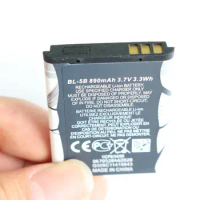 Ciszean 10pcs/lot 890mAh BL-5B Replacement Battery For Nokia 3230/5070/5140/5140i/5200/5300/5500/6020/6021/6060/6070/6080 ect