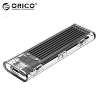 ORICO TCM2F-C3 M2 SSD Case NGFF M.2 to USB3.1 Type C 5Gbps Transparent Hard Drive Enclosure For m.2 NGFF SATA B Key SSD Disk Box