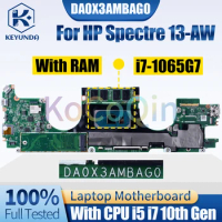DA0X3AMBAG0 For HP Spectre 13-AW Notebook Mainboard i5-1035G4 i7-1065G7 With RAM L75192-001 Laptop Motherboard Full Tested