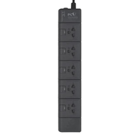 รางปลั๊กไฟ (5 ช่อง, 5 สวิตช์, 5 เมตร) รุ่น PG155G