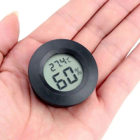 2In1 Thermometer Hygrometer Mini LCD Digital Temperature Humidity Meter Indoor Temperature Humidity Meter Household Thermometers