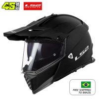 LS2 MX436 Twin Shield Motocross Helmet LS2 PIONEER EVO Motorcycle Helmets off road capacetes para moto capacete cross