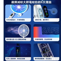 現貨一日達 智慧滅蚊器 計數電蚊拍 家用捕蚊器 室內光觸媒滅蚊拍 充電滅蚊燈 多功能六合一型 數顯款