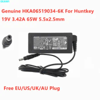 Genuine Huntkey HKA06519034-6K 19V 3.42A 65W AC Adapter For Intel NUC Laptop Power Supply Charger