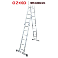 PROMO!! AZKO Fixsteps Tangga Lipat Aluminium 6.57 Mtr