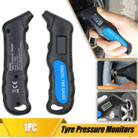 Digital Car Tire Tyre Air Pressure Gauge Meter LCD Display Manometer Barometers Tester for Car Truck Motorcycle Bike Gauge Tool