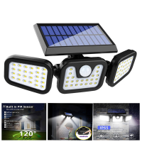 Solar Outdoor light Foldable solar lamp home courtyard lamp human sensing waterproof  energy-saving 