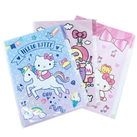 小禮堂 Hello Kitty A4分類資料夾 (3款隨機)