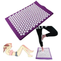 Acupressure Massager Mat Relieve Stress Pain Yoga Mat High Quality Sports Fitness Natural Relief Stress Body Massage Cushion