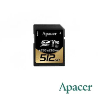 Apacer 512GB SD UHS-II U3 V30 高速記憶卡 290MB/s 公司貨
