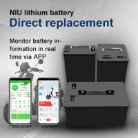 NIU N NQi GT Lithium Battery Original Replacement Bluetooth APP 21700 18650 Rechargeable Batterries Large Capacity Fast Charging