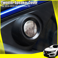 2016 - 2021 Honda Civic FC Tweeter Speaker Cover Stainless Steel Decoration Protector
