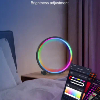 Smart Bluetooth APP creative desk lamp RGB colorful desktop ambient light gaming desktop net red light