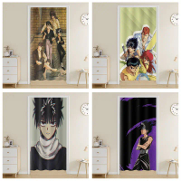 ผ้าม่านปิดตู้ YuYu Hakusho สำหรับประตูห้องนอนและผ้าม่าน หน้าต่าง ผ้าม่านแยกหอพัก ผ้าห้อยตกแต่ง