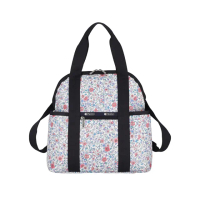 【Lesportsac】手提兩用後背包 媽媽包 送禮 禮物(織錦花語)