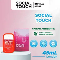 Pocket Hand Sanitizer Food Grade - Social Touch Germ Free Spray 45 mL - Merah