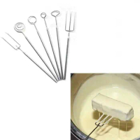Stainless Steel Chocolate Dipping Fork Silver Rustproof Cheese Fondue Fork Irregular Shaped Long Handle Chocolate Dipping Tool