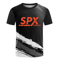 Lengan Pendek Vintaj Tenunan Microfiber Pereka, SPX Express, Sublimasi