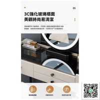 《免運客戶到付款》新款全實木軟包智能梳妝臺高端輕奢化妝桌網紅臥室現代化妝桌 化妝臺 化妝桌 梳妝桌 梳妝臺