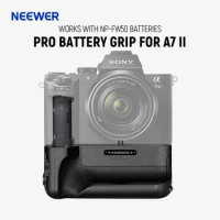 Neewer Vertical Battery Grip(Replacement for Sony VG-C2EM) Works with NP-FW50 Battery for Sony A7 II and A7R II Cameras