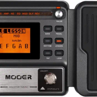 MOOER GE100 Guitar Multi-effects Processor Effect Pedal with Loop Recording Chord Lesson Function Guitar Pedal Accessories