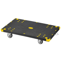 【台灣製造】拖板車 KT-800-3 中型 黑色(平板車 拖板車 板車 烏龜車)