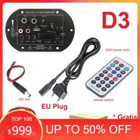 Temukan Amplifier Board Audio Bluetooth USB Radio TF DIY Subwoofer D3 D5 D10 D50 D60 D100 Karaoke Po
