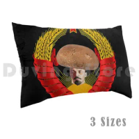 Mushroom Lenin Pillow Case Printed 35x50 Mushroom Lenin Soviet Union Ussr Communism Soviet