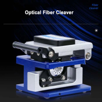 FC-6S Fiber Cutting Tool FTTH Optical Fiber Cleaver Metal High Precision Automatic Return Fiber Optic Cutter 12 Cutting End Face