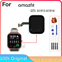 New For Amazfit GTS A1913 A1914 OLED Screen Original Touch Screen For Amazfit GTS Smart Watch LCD Screen 1.65-inch Amoled