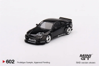 Mini GT 1:64 Nissan (S15) tên lửa Thỏ Đen Ngọc Trai rhd Diecast Mô hình xe