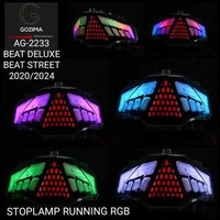 LAMPU STOP LED RGB STOPLAMP NEW BEAT DELUXE SPORTY STREET 2020 - 2024
