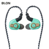 BLON BL-05S In Ear Earphone 10mm Upgraded Carbon Diaphragm HIFI Sport Wired Headphone 2Pin 0.78 BLON