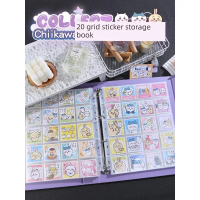 อัลบั้มรูป card folder photo album สมุดเก็บสติ๊กเกอร์ Chiikawa สมุดแท็กหนังสือ สติ๊กเกอร์ Chiikawa ข