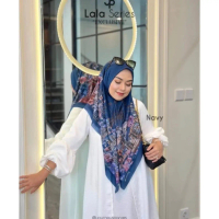 Lala navy series hijab by journey