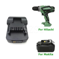 Battery Adapter for Makita 18V BL Series Lithium Batteries Be Used for Hitachi/Hikoki 18V Flat Push Type Lithium Battery Tools
