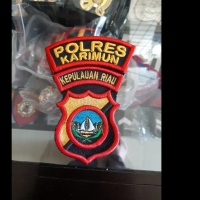 Bordir Timbul Polda Kepri Kepulauan Riau