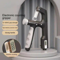 Grip Strength Tester 10-100KG Digital Hand Dynamometer Grip Strength Meter USB LCD Screen Hand Grip for Power Training