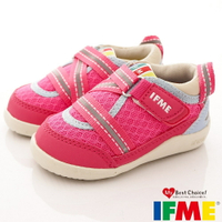 ★IFME日本健康機能童鞋-輕量寶寶學步鞋款IF22-800033桃粉(寶寶段)