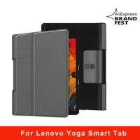 For Lenovo Yoga Smart Tab 10.1 YT-X705F Tablet Case Flip Magnetic Cover For Funda Lenovo Yoga Smart Tab 5 Case YT X705F