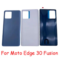 AAAA Quality For Motorola Moto Edge 30 Fusion Back Cover Battery Case Housing Replacement