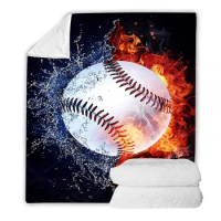 Hot-selling 3d Printed Blanket Variousball cover blankets AirConditioner Portable Home Office Lunch Break Throw Cubrir la manta