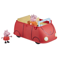 【Peppa Pig 粉紅豬小妹】家家酒系列-佩佩家的小紅車 F2184(小孩幼兒兒童玩具/佩佩豬公仔/學齡前玩具/禮物)