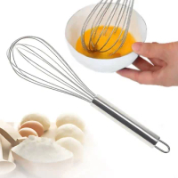 1Pcs Gold Stainless Steel Egg Beater Hand Whisk Egg Mixer Baking Cake Tool Baking Set Home Egg Tools Kitchen Accessories for Egg