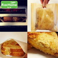 Non-stick Bread Bag Toaster Bag Reusable Sandwich Bag 4/10pcs/set Grilled Cheese Toast Bags Microwave Oven Heating Pastry Tool