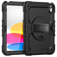 360 Rotation Kickstand Protective Case for iPad Pro 12.9 11 10.2 2019 2020 2021 2022 10.9 10th Air 3 4 5 Mini 6 Cover