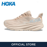 HOKA ONE Clifton 9ผู้ชายและผู้หญิงกีฬารองเท้าวิ่งรองเท้ารองเท้าผ้าใบสบายๆสีชมพูอ่อน [ร้านค้า HOKA อย