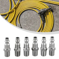 1/4Inch NPT Male Threads Quick Release Connector Pneumatic Tool Air Hose Fitting Quick Coupler Fittings For Pneumatic Tools